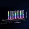 Car RGB Pickup Light Dynamic Gradient Sound Control Light Universal Air Vent Dashboard Car Interior Ornament Auto Interior Light