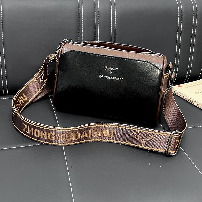 Hot-selling women s bags, new high-value shoulder bags for women, fashionable versatile large-capacity bags, messenger bags for women 23*11*14 чёрный