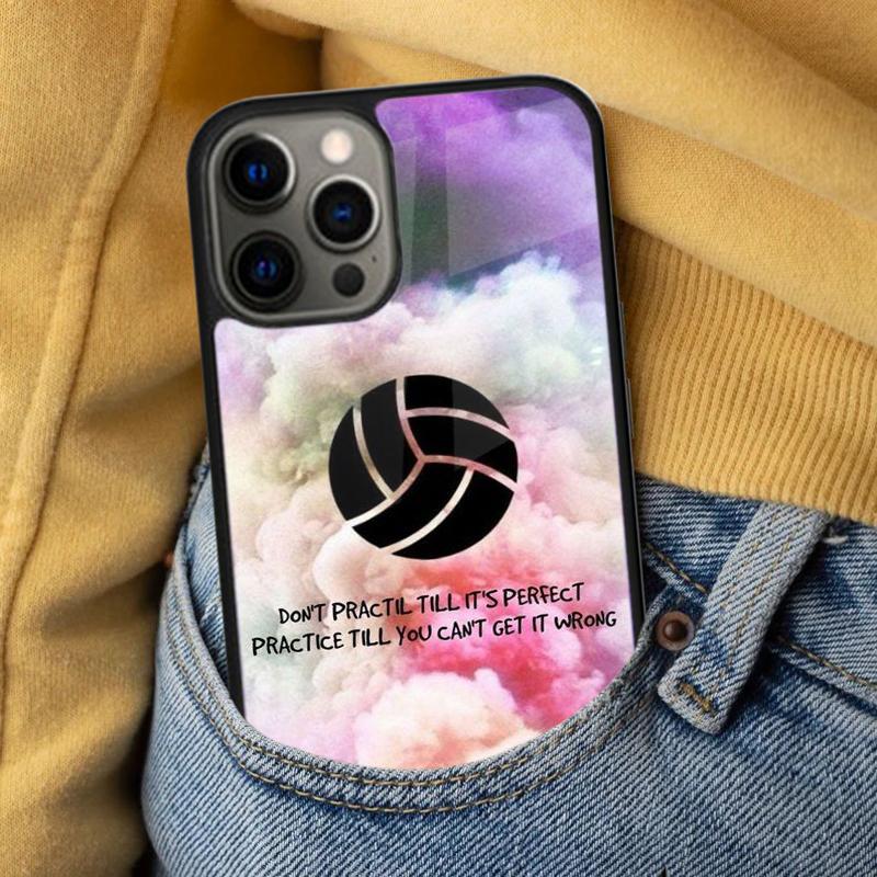 Volleyball Sport Soft Phone Case for iPhone 17 Air 16e Pro Max 15 Pro 13 14 Plus 11 12 MagSafe Magnetic Coque