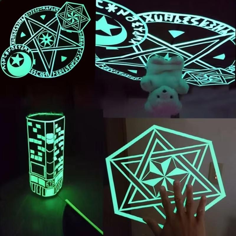 Luminous Fluorescent Night Self-adhesive Glow In The Dark Sticker Tape Safety Security Home Decoration Warning Adhesive Tape
