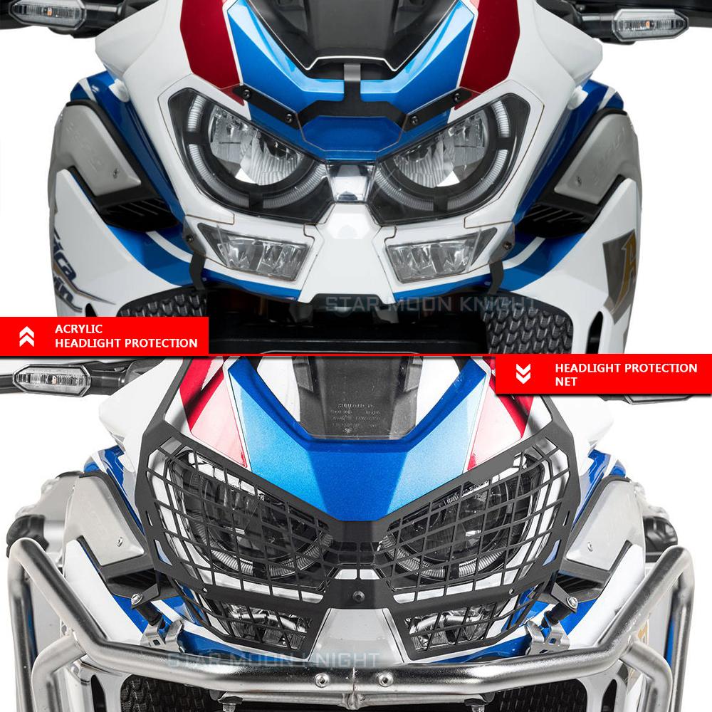 For Honda Twin CRF1100L CRF 1100 Adventure Sports Motorcycle Headlight Head Light Guard Protector Cover Protection Grill