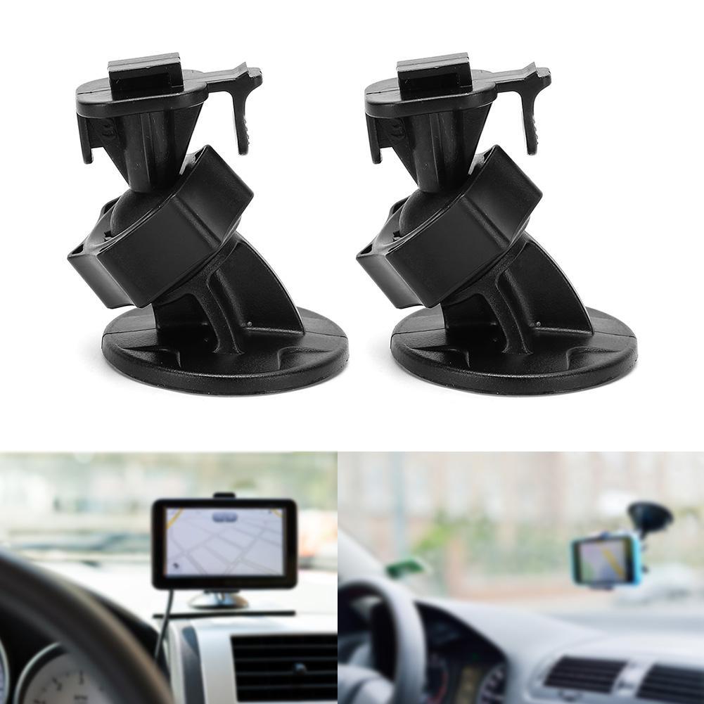 2pcs Dash Camera Mount Bracket 360 Degree Adjustable Dashboard Suction Cup Auto Recorder StandSingle Buckle with Clamp