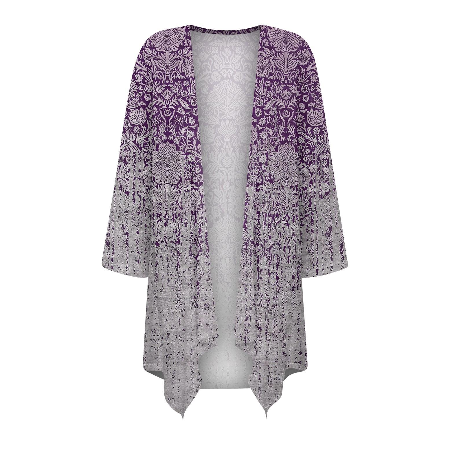 Женский кардиган неправильной формы с принтом — фото 3