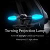 2PCS Universal Motorcycle LED Turn Signal Lamp Color Projection Lamp Sequential Flowing Flash Indicator Lights Running Light