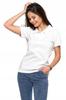 Women's Cotton Polo Shirt with Collar MORAJ XL White