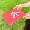 Stylish 3D Popup Paper Card Bright 3D Flower House Popup Card Elegant Moving Gift for Friend and Family