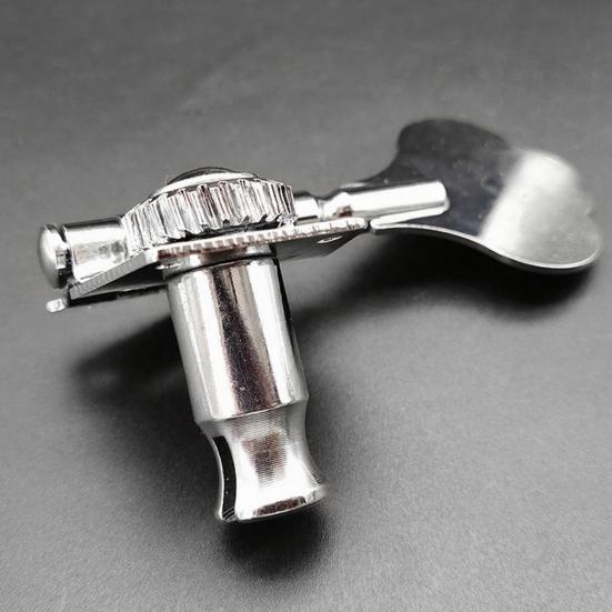 4Pcs Open Gear Bass Tuner Electric Bass Machine Head Left Right Hand Guitar Bass Tuning Key Peg Replacement Parts