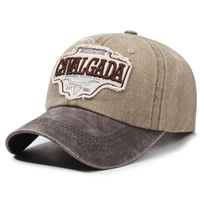 Vintage Embroidered Baseball Cap Women Sun Hat Men Cap