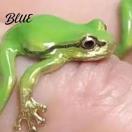 Animal Design Ring 1/3Pcs Frog-Shaped Set Alloy Electroplated Finger Frog