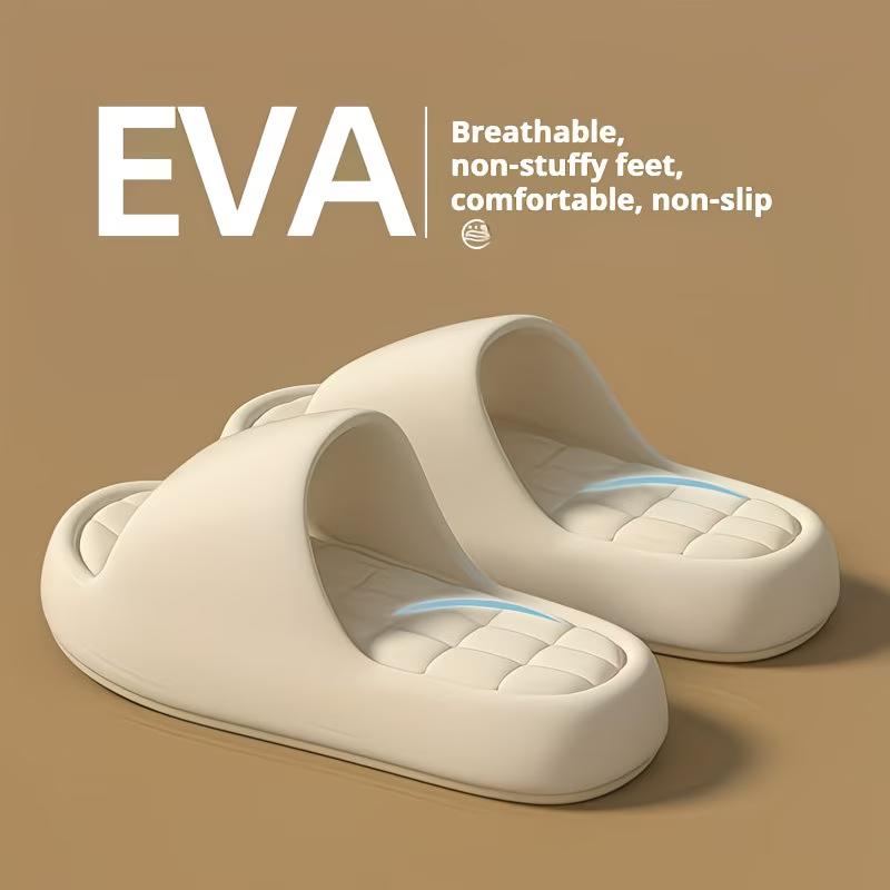 Women'S Cloud Slippers with Ultra-Soft Cushioning EVA Soles, Lightweight Non-Slip Pillow Sandals, Suitable for Indoor and Outdoor Use, Women Shoes