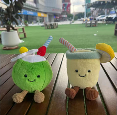 *Juguetes de Peluche Kawaii JC Coral Coco Limón Muñeca Coco Suave Decoración Peluche Guitarra Compañero Calmante Decoración Dormitorio Regalos Exquisitos