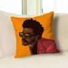 Federa Cuscino Stampata Versatile per Cantante The W-Weeknds-S Celebrità Anime Merchandising Decorazione Divano Auto Ufficio Protettore