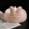 Rabbit Egg Tray Mold Bunny Rabbit Plaster Mold Bunny Candle Holder Mold Cute For Egg Holding Candle Making Gifts