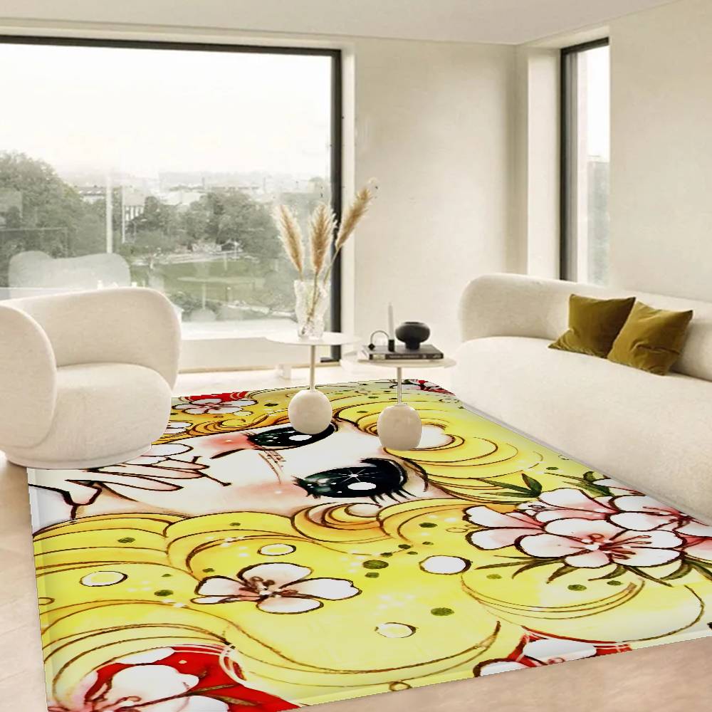 Cartoon Women's Candy Candy Bathroom Mat Anti-slip Absorb Water Long Strip Cushion Bedroon Mat Welcome Doormat