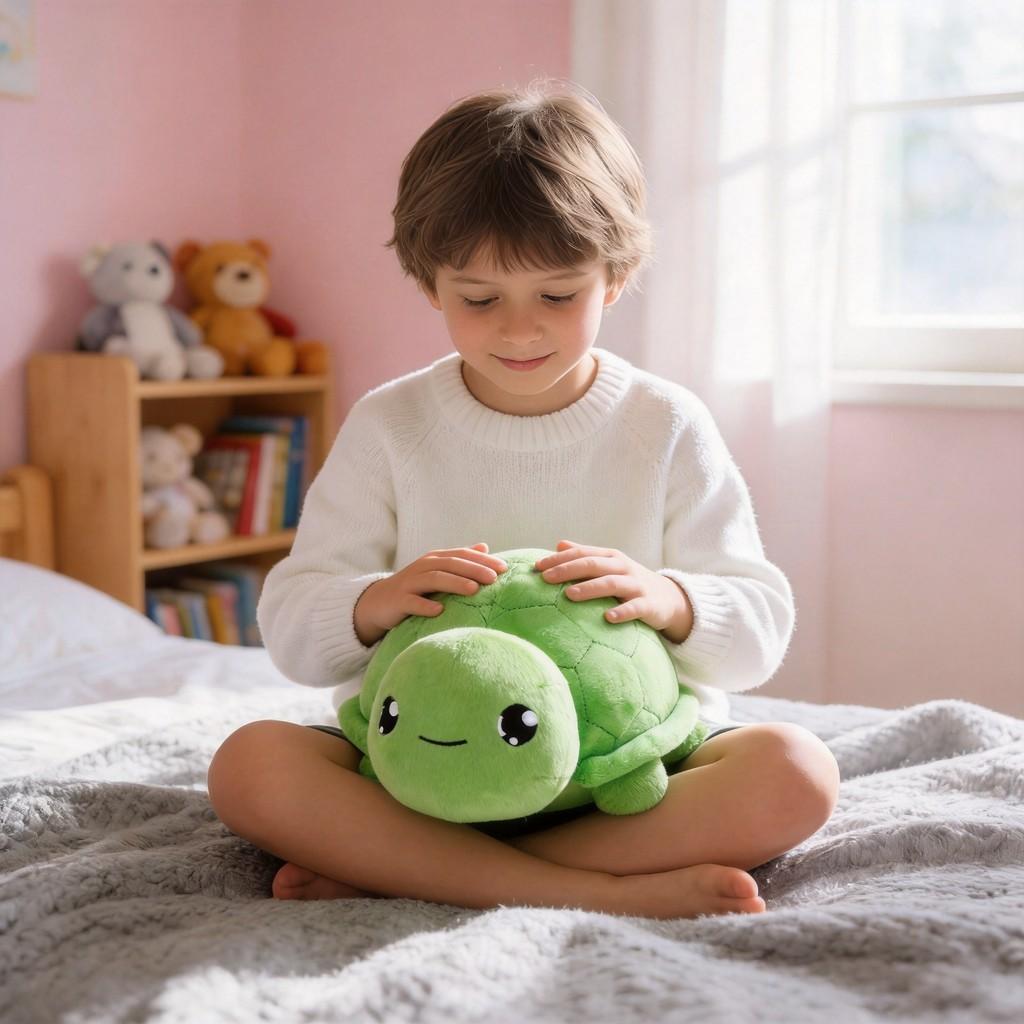 Vedal Plüsch Grüne Schildkröte Weiches Kuscheltier Mit PP-Baumwollfüllung Für Kinder Und Sammler