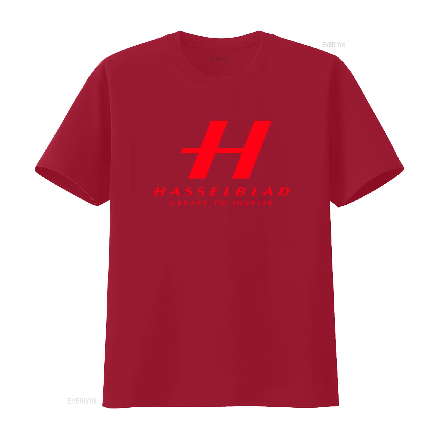 Hasselblad Camera Red Mens Black T Shirt Size S 5XL Create to Inspire Print vintage Washed Stylish Stretched Casual Versatile S
