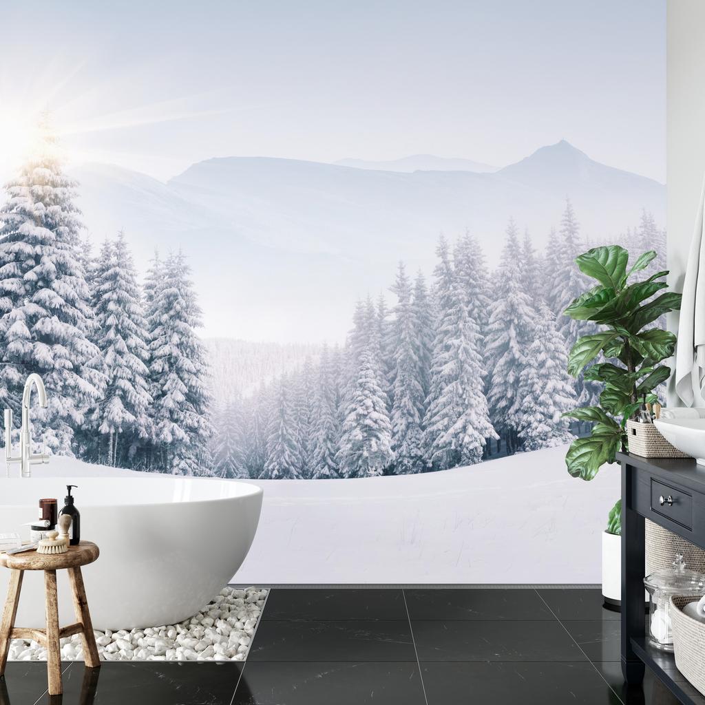 Photomural Winter Forest Self-Adhesive Mural 90x60