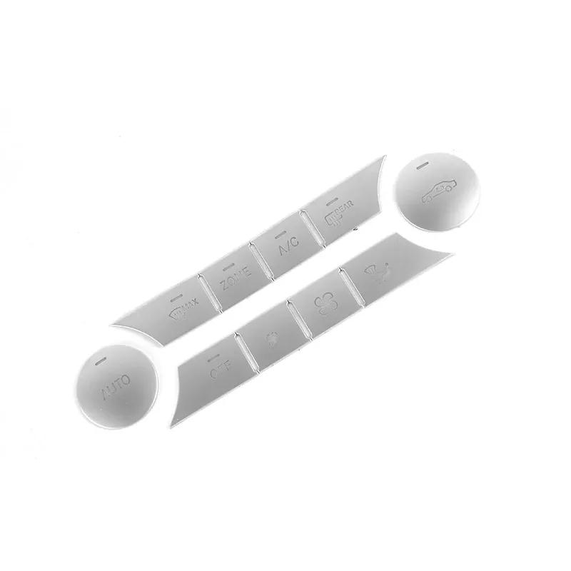 Car Console Air Condition CD Button Cover Trim For Mercedes Benz C Class W204 2007-2010 GLK X204 2008-2012 Interior Accessories