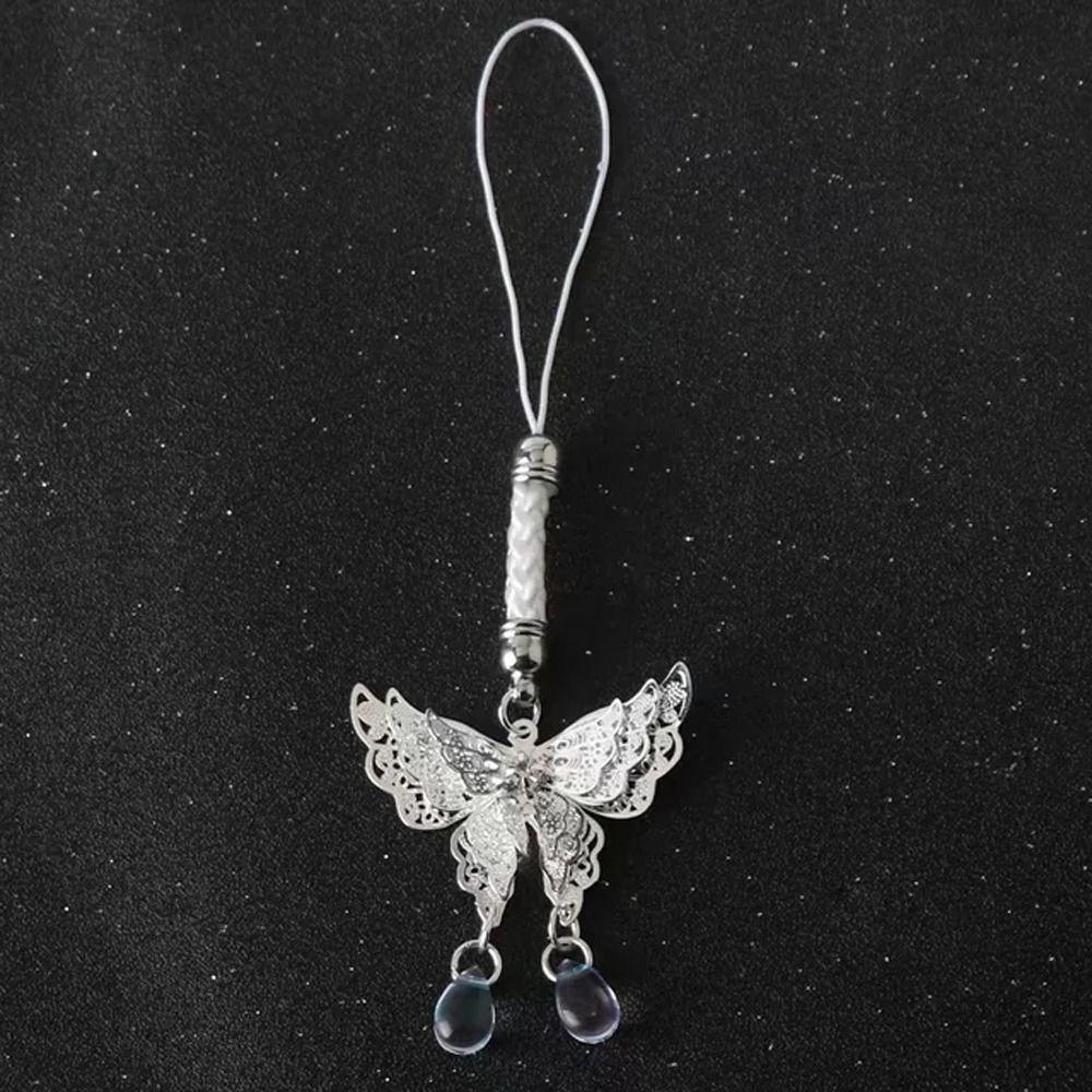 Heaven Official's Blessing Tian Guan Ci Fu Keychain Xie Lian Hanging Rope Butterfly Phone Chain Ornament Keyrings
