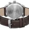 Zeppelin Los Angeles Watch, Silver Dial, Stainless Steel, Quartz, Dual Time, 41.5mm, German, 8644-5, Men's, Brown