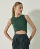Debiweeo Callie Crop Sleeveless Devi-Ts0021-Deep Green