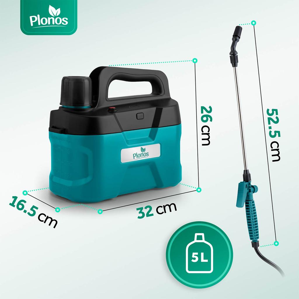 Plonos Cordless Pressure Sprayer With Adjustable Nozzle