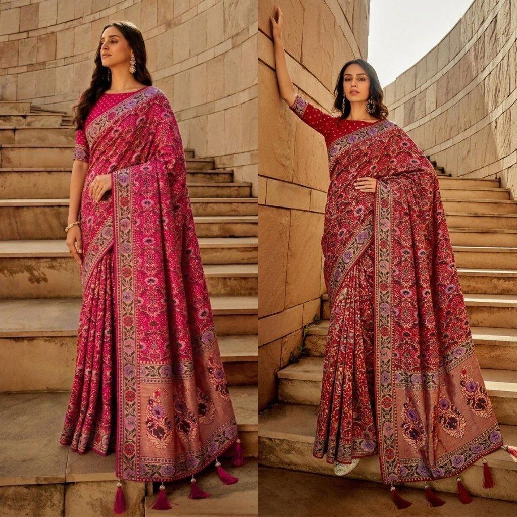 New Launch Wedding Special Soft Khadi Georgette Saree