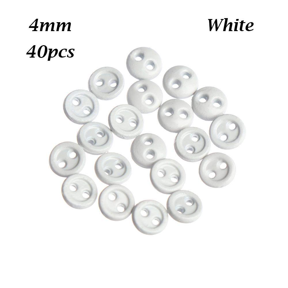Newest Multi-color Two Holes Metal Button Mini Doll Buttons DIY Sewing Accessories Round Buckle