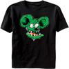 Rat Fink Big Daddy Ed Roth Face Black Men's T-Shirt