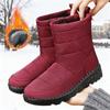 Women's Shoes, Cotton Shoes, Fleece and Thickened High-top Anti-slip Snow Boots, Casual and Versatile Cotton Boots