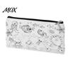 Stationery Organizer Bag DIY Coloring Cartoon Pencil Case, Color Your Own Canvas Pen Zipper Case Bag, Pouch Art Crafts for Students, Kids Holder