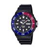 Casio Wristwatch Collection MRW-230HJ-1E2JF Mens Black Blue Bezel Fashion