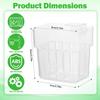 Transparent Hydroponic Plant Basket Fish Tank Hanging Decorations Pot  Aquatic Plants Holder Fish Tank Planter