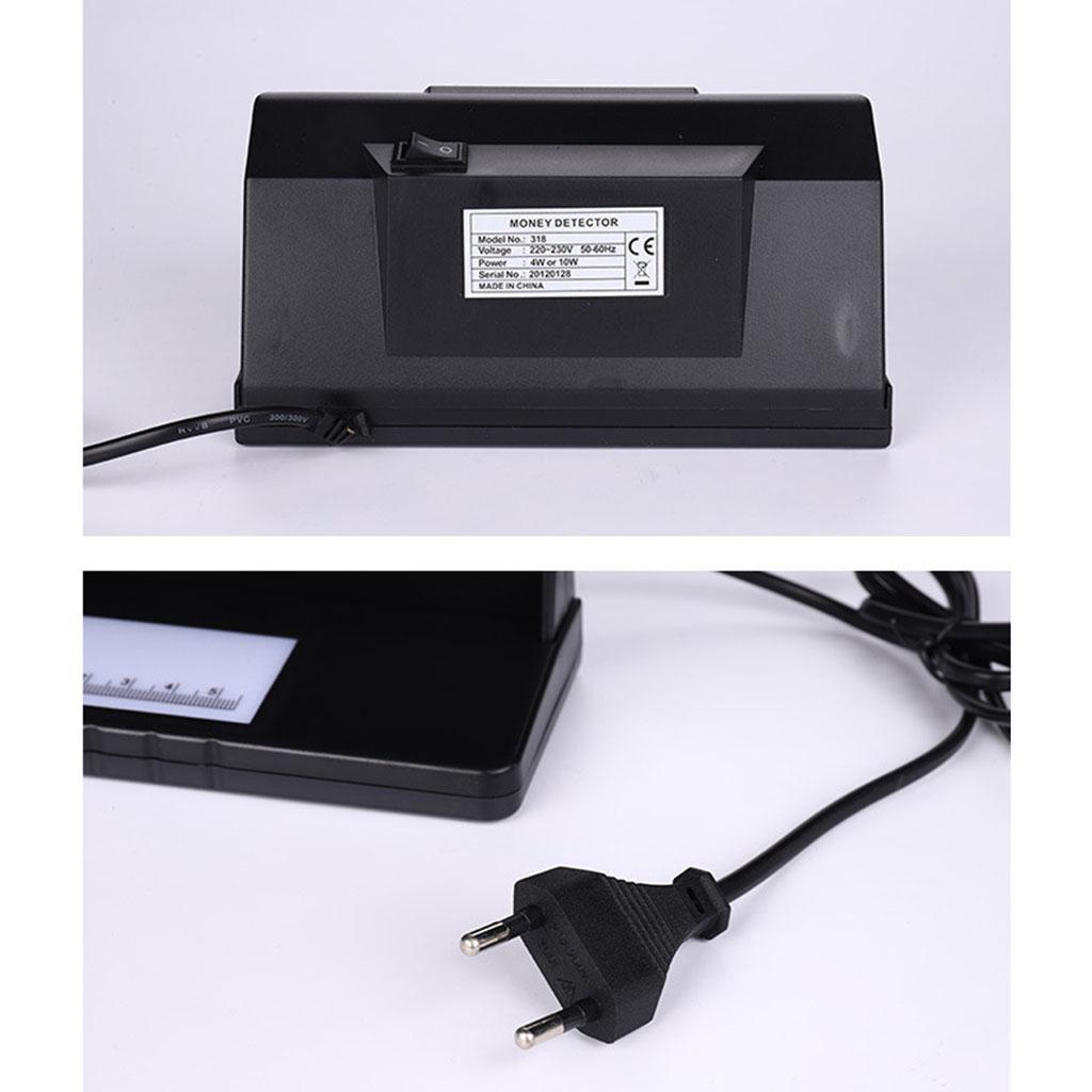 4W UV Bank Note Checker Counter-feit Detects Forged Money UV Light Checker Test