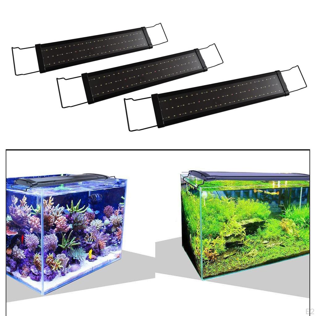 Bright Aquarium Lighting Led Fishes Tank Lamp with Extendable Bracket UK