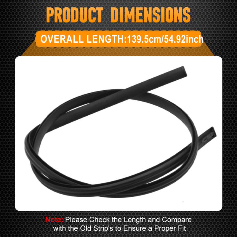 Left and Right Car Roof Rubber Drip Side Finish Moulding Seal Strips Rubber for Toyota Camry LE SE XLE XSE Hybrid 2012-2017