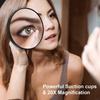 Round Enlarging Cosmetic Mirror High-definition Bathroom Makeup Mirror  Eyebrow
