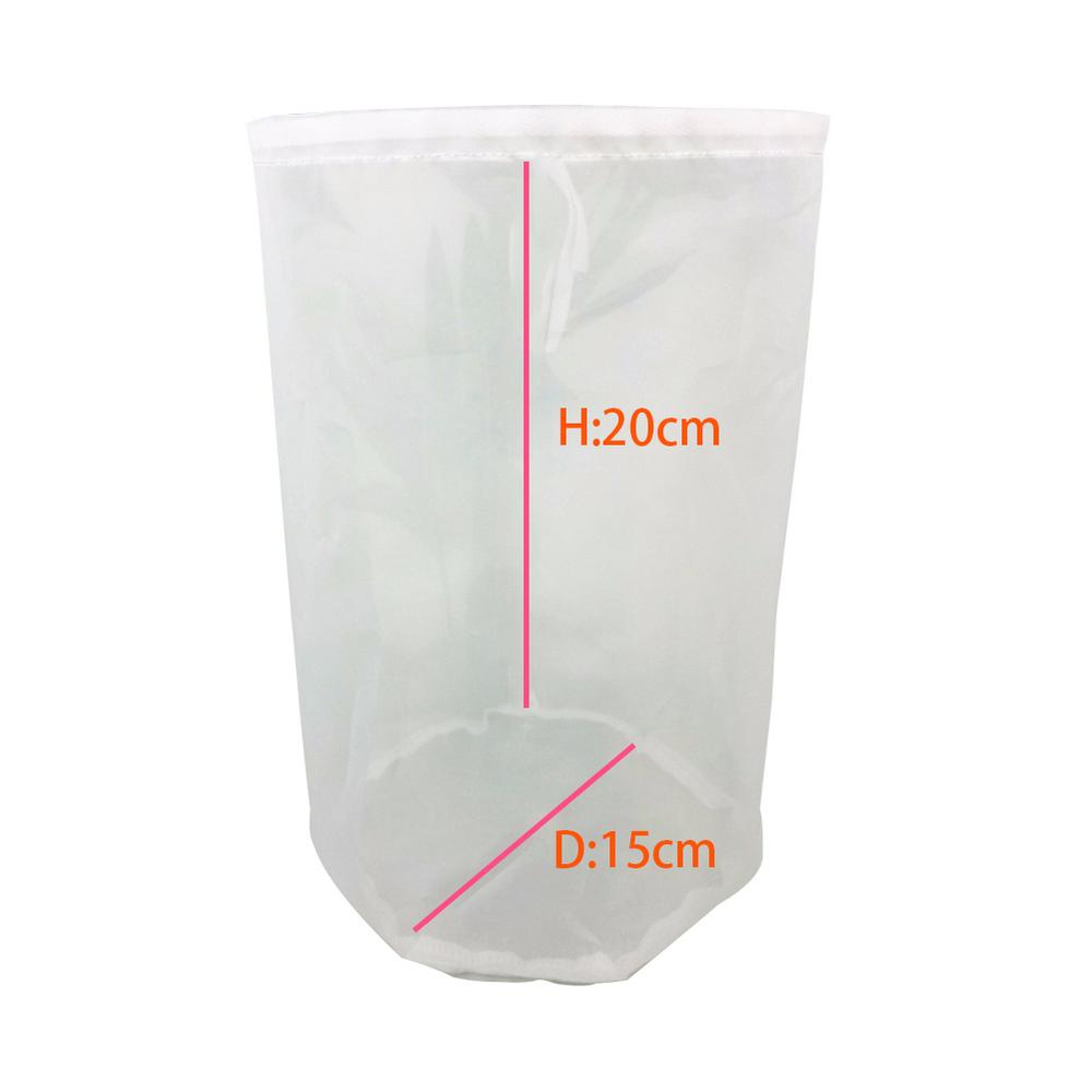 1pc of 8 Sizes Home Beer Brewing Wine Filter Bag Tea Nut Juice Milk Nylon Mesh Filter Bag Net Filter Reusable Grain Filter Bag