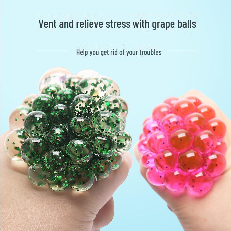 Grape Stress Relief Balls with Music for Adults – Decompression & Relaxation Toy