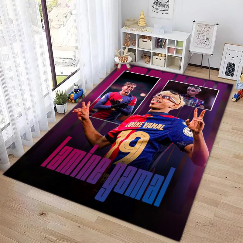 FC Barcelona's Lamine Yamal Young Player of the Year carpet is suitable for living room and bedroom doormats office balcony decorative carpet 9