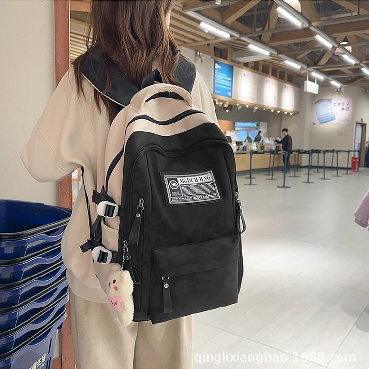 Schoolbag Japanese school bag female college student casual versatile backpack high school student computer bag junior high school student large