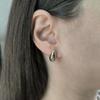 Silver Earrings Without Stones (2186441)