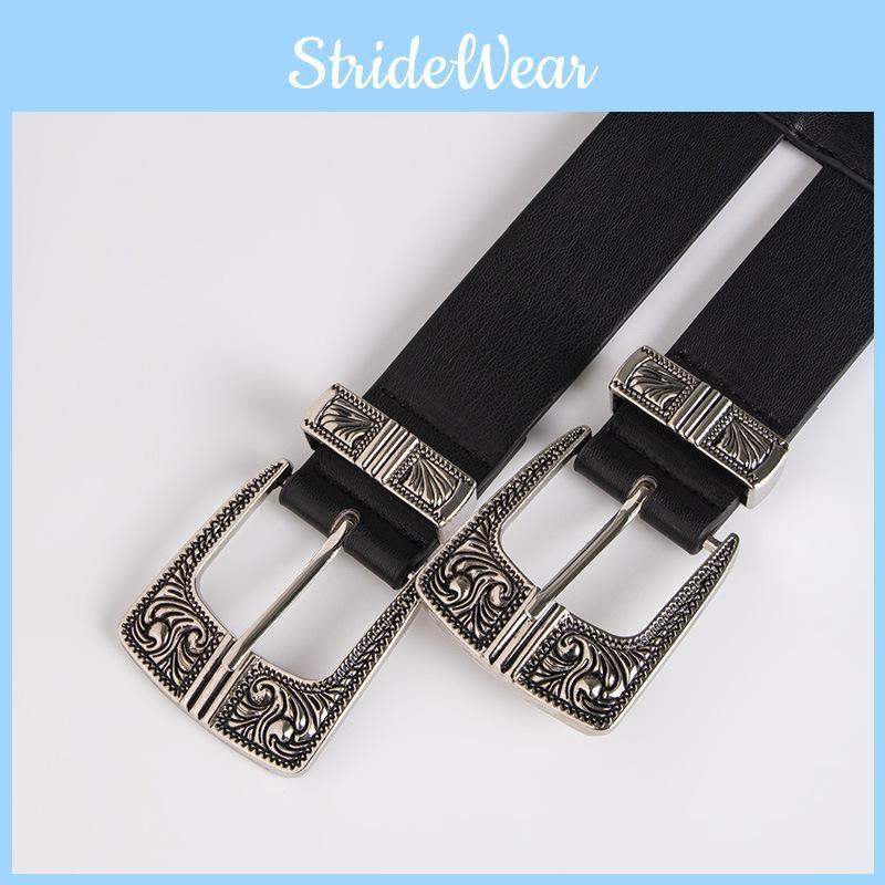 Inspired Leather Cowgirl Waist Cincher With Sculpted Embroidery For Fashionable Women