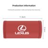 Car Sticker PU Leather Car Handgrip Protective Cover Anti-scratch Handle Case/Car keychain For Lexus ES RX NX LS UX LM LX GX LC. AEW1