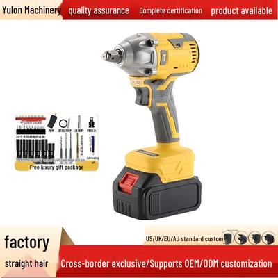 Brushless High Torque Rechargeable Impact Wrench for Scaffolding and Auto Repair with Lithium Battery