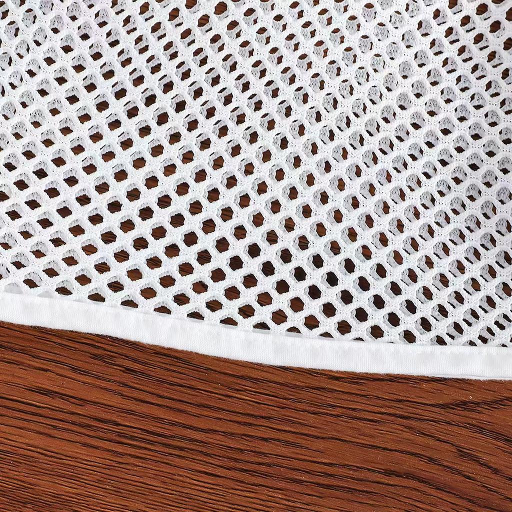 Kinderkleidung 6M-2Y Baby Mädchen Weißes Mesh-Top + Weiße Weste + Schwarzer Faltenrock Freizeitanzug