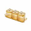 Kitchen Seasoning Container Set DustResistant Lids Luxury Jar FoodGrade Material Trim
