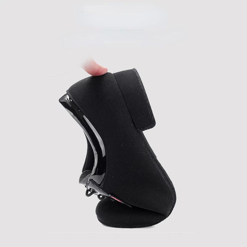 Men Oxford Cloth Standard Dance Ballroom Cloth Straight Outsole Practice Competition Modern Dancing Sport Shoes Sneakers