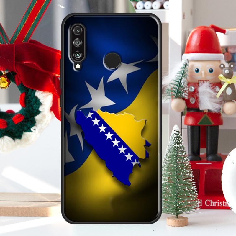 

Bosnia Flag For Huawei Nova 9 10 SE 11 Pro Y60 Y70 Y90 Y61 Y91 Y72 Y73 12i 11i 8i P20 P30 P40 Lite Case Huawei Nova 5T