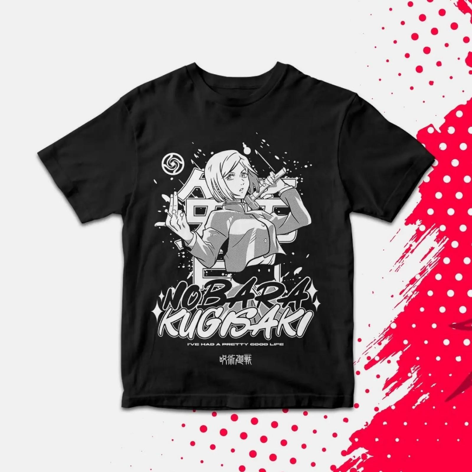 Nobara T-Shirt Jujutsu Kaisen Kugisaki Yuji Mahito Girl Gift Exclusive Shirt S